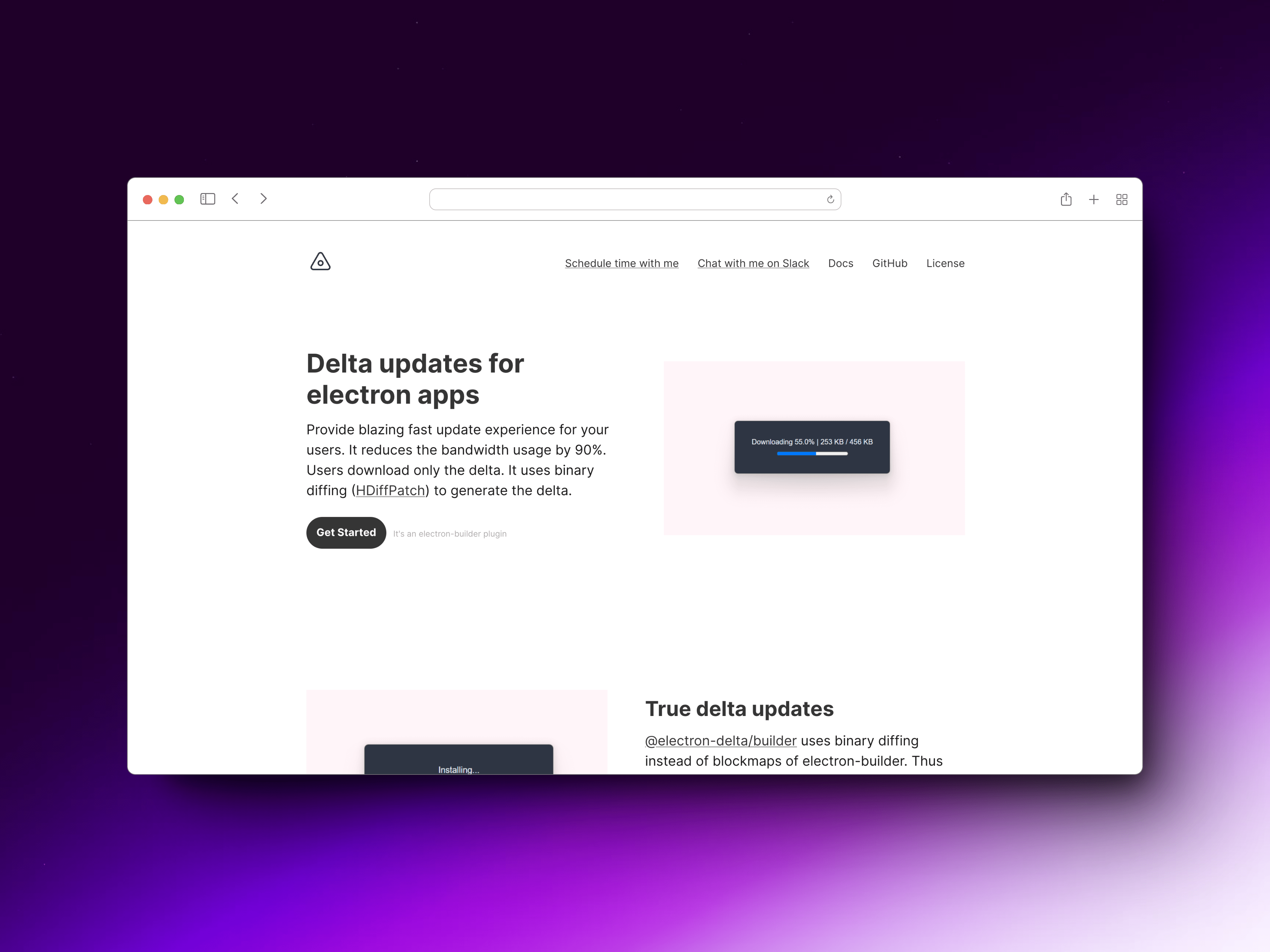 ElectronDelta.com - Electron Builder Plugin landing page